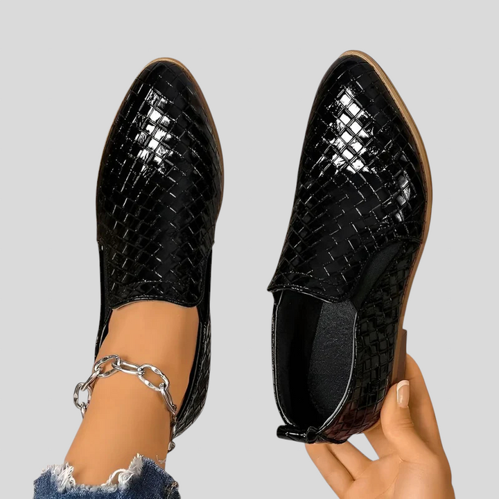 Aaliyah | Braided Ankle Boots with Block Heel