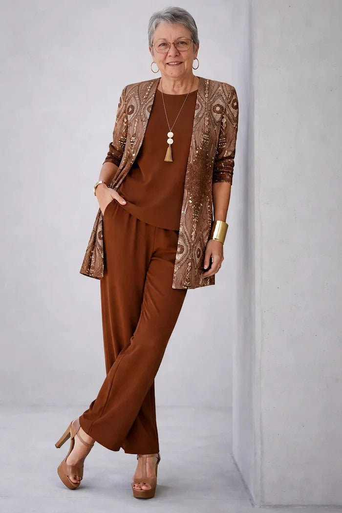 Adelaide | Three-Piece Cardigan Set