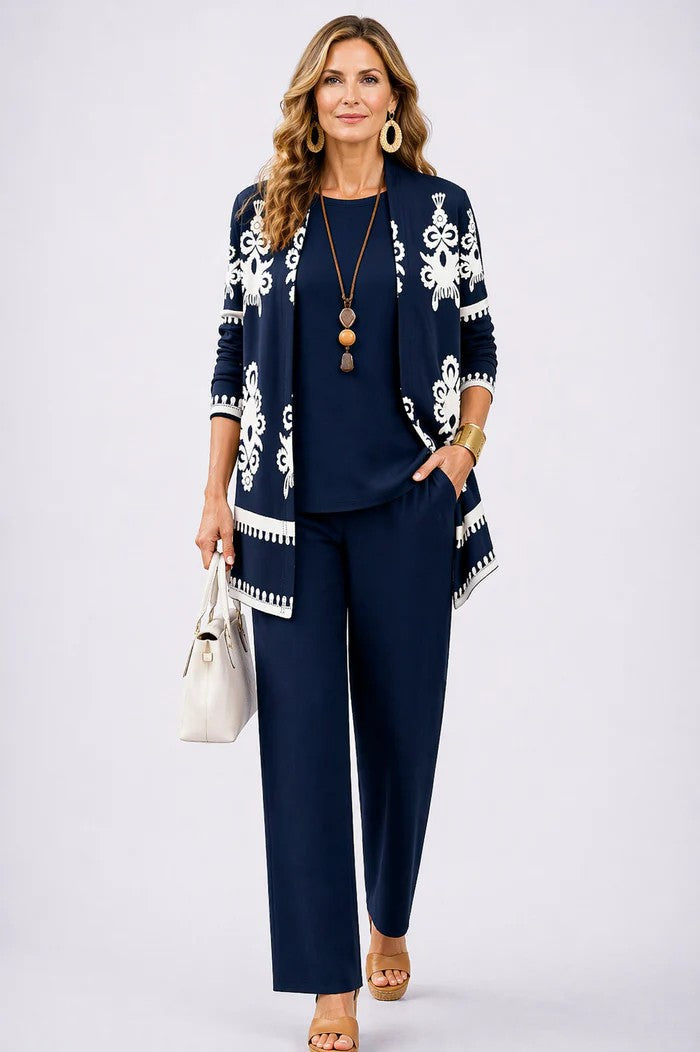 Adelaide | Three-Piece Cardigan Set