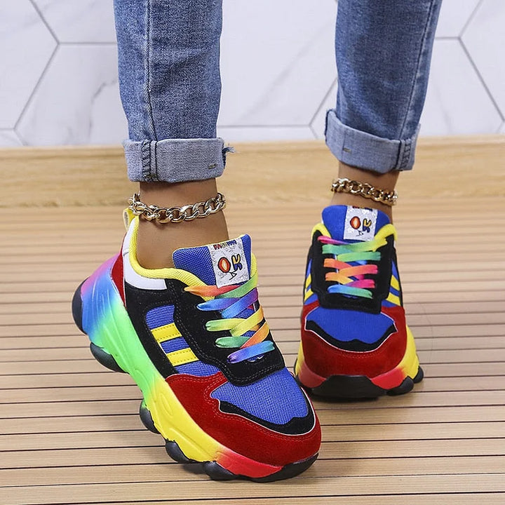 Alivia | Rainbow Comfort Sneakers
