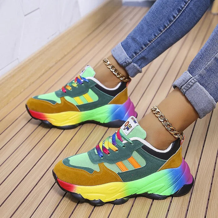 Alivia | Rainbow Comfort Sneakers
