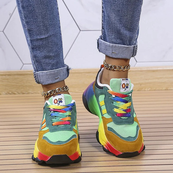 Alivia | Rainbow Comfort Sneakers