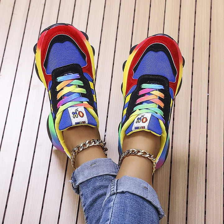 Alivia | Rainbow Comfort Sneakers