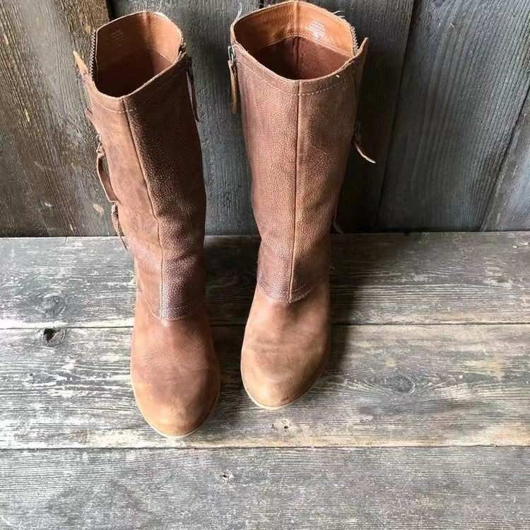 Almera | Timeless Leather Boots