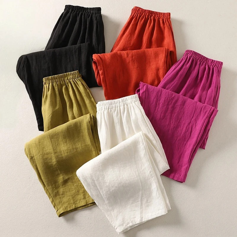 Amara | Airy Linen Pants for Everyday Ease
