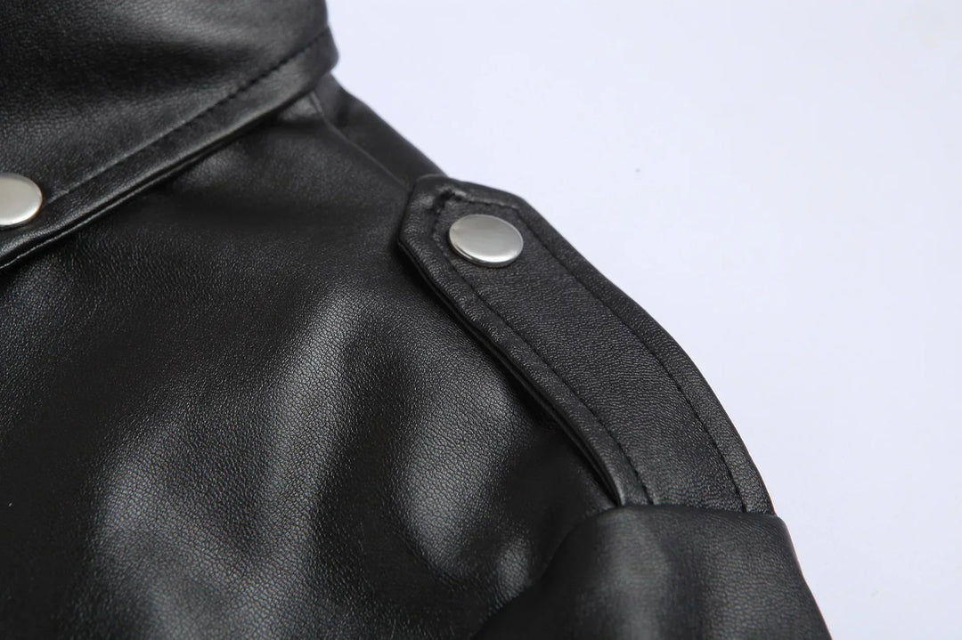 Andrei | Timeless Leather Bomber Jacket
