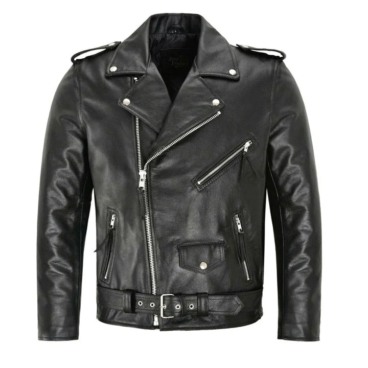 Andrei | Timeless Leather Bomber Jacket