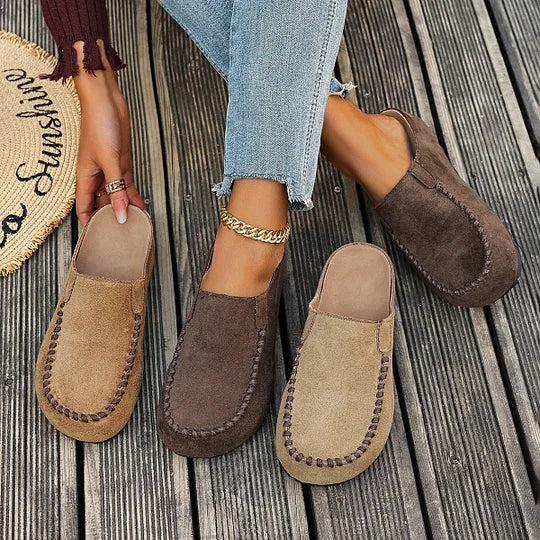 Arabella | Vintage Orthopaedic Leather Mules