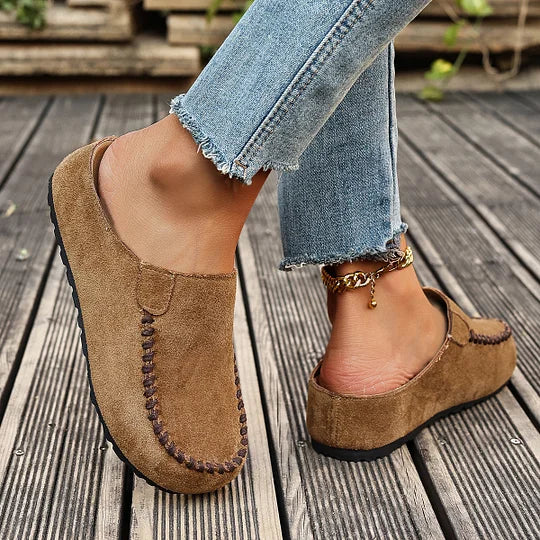 Arabella | Vintage Orthopaedic Leather Mules