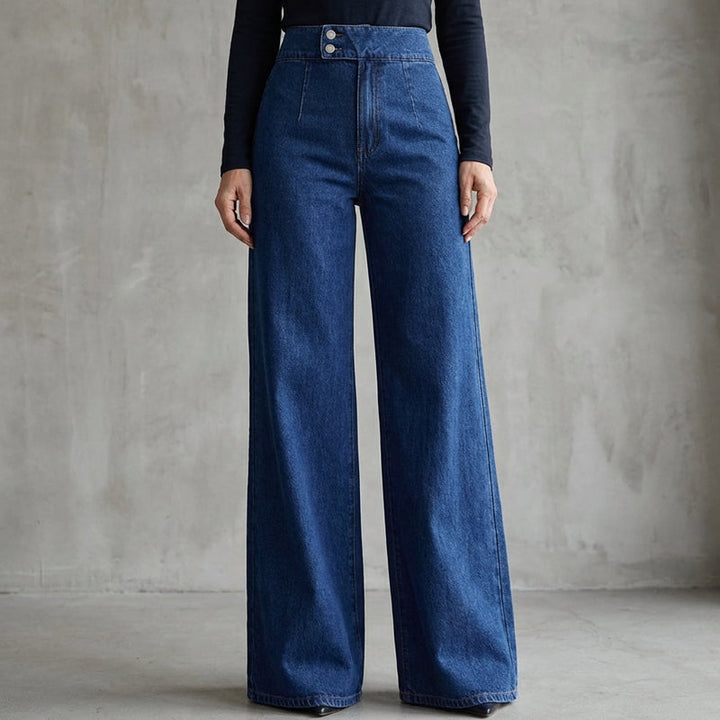 Aria | High-Waist Wide Leg Jeans