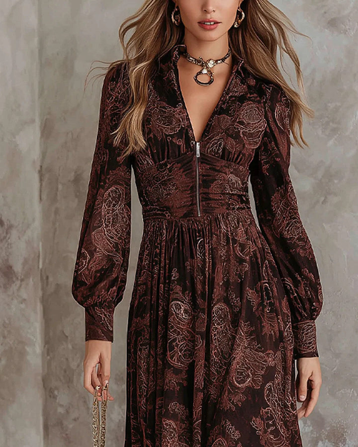 Arianna | Paisley Maxi Dress