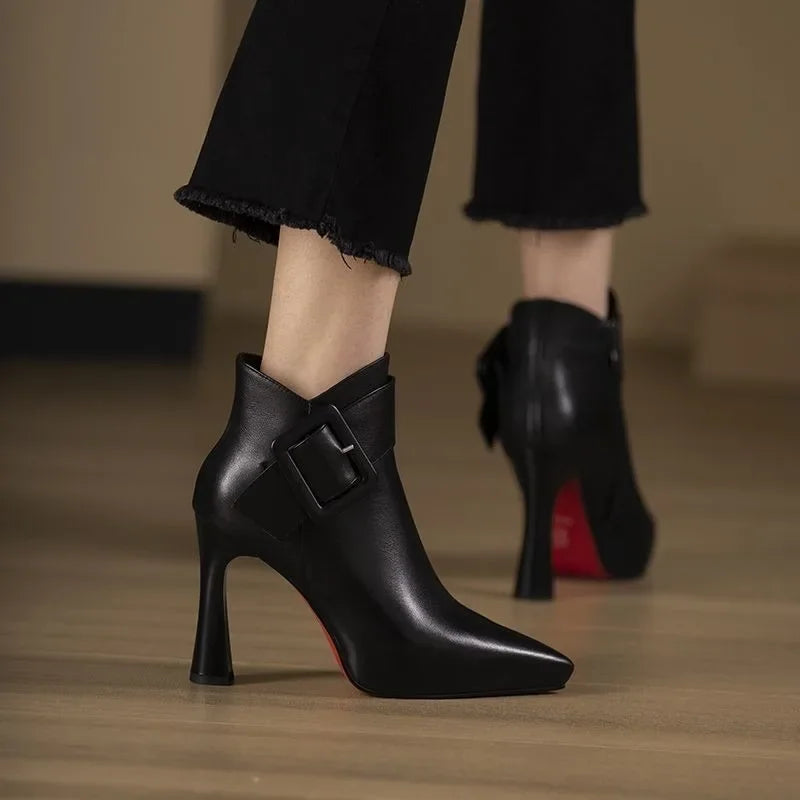 Avelle | Buckle Ankle Boots