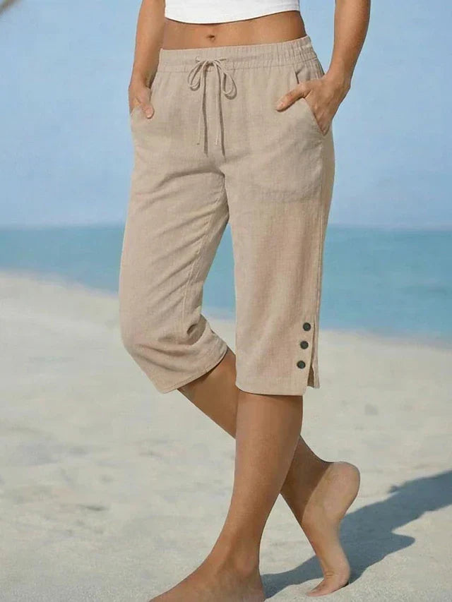 Belia | Calf-Length Capri Pants