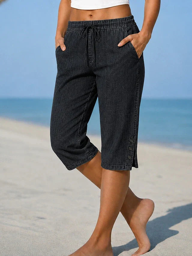 Belia | Calf-Length Capri Pants