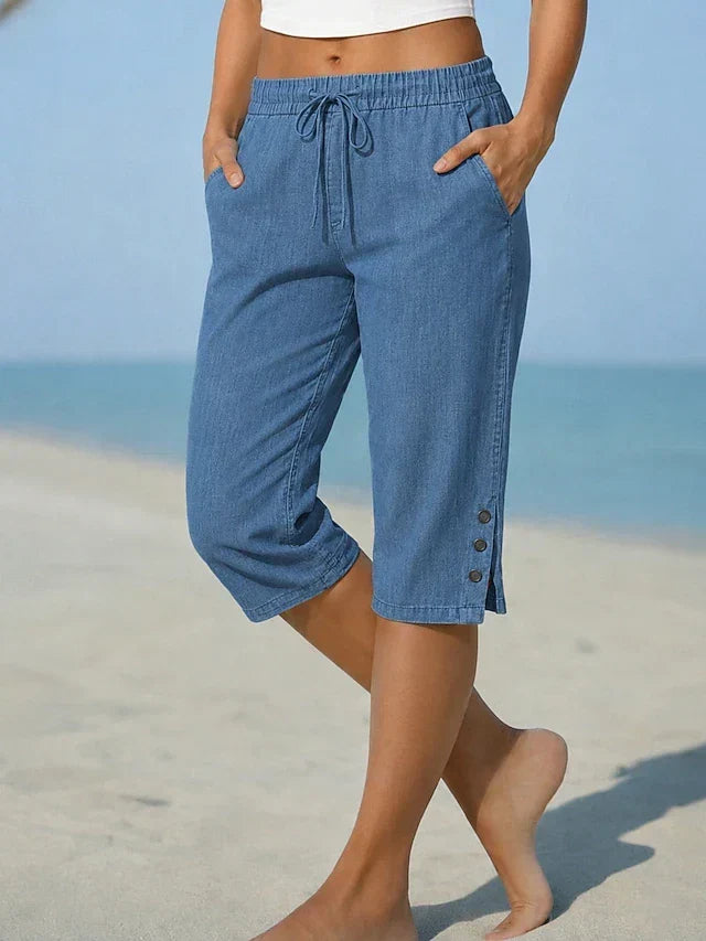 Belia | Calf-Length Capri Pants