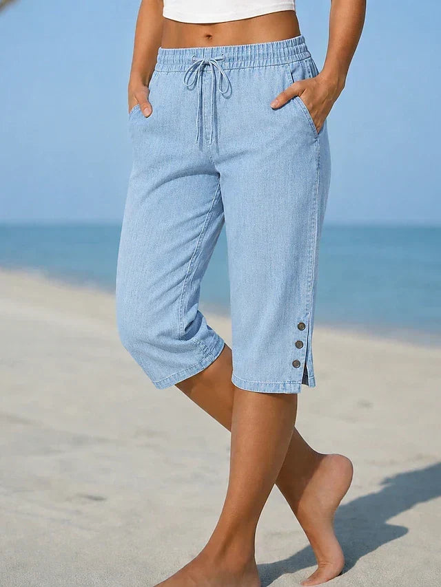 Belia | Calf-Length Capri Pants