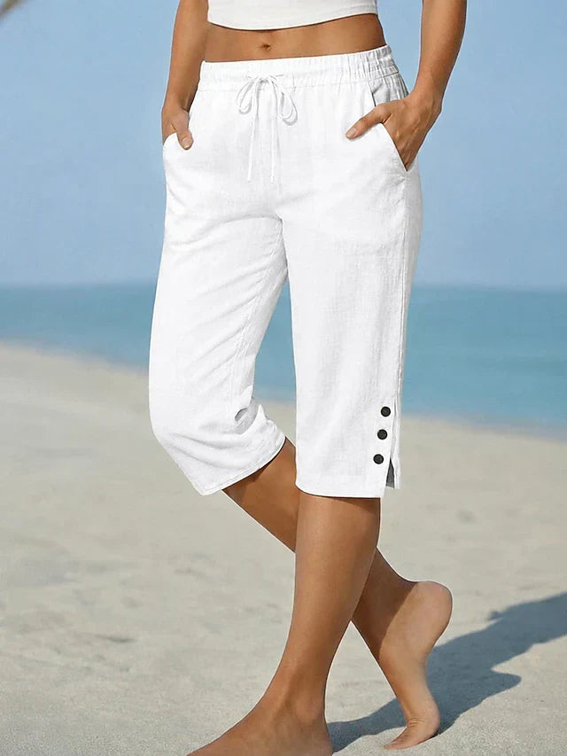 Belia | Calf-Length Capri Pants