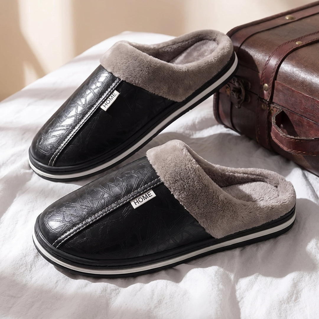 Brooks | Warm Padded House Slippers