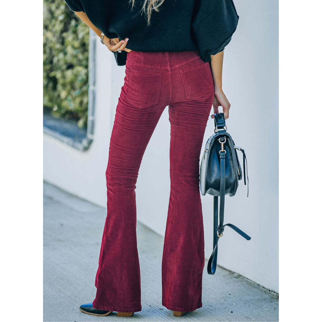 Carlia | Corduroy Flare Pants