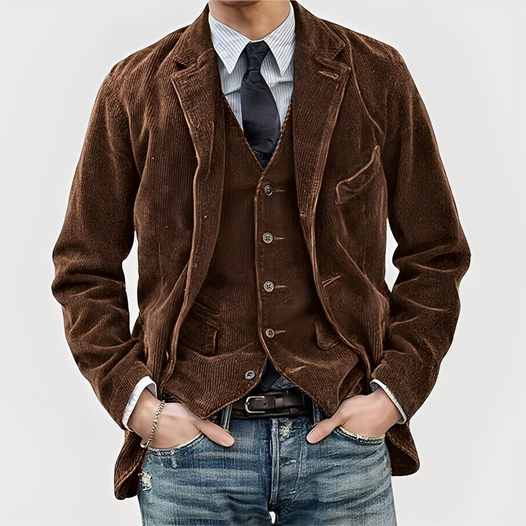 Carlo | Vintage Jacket and Vest Set