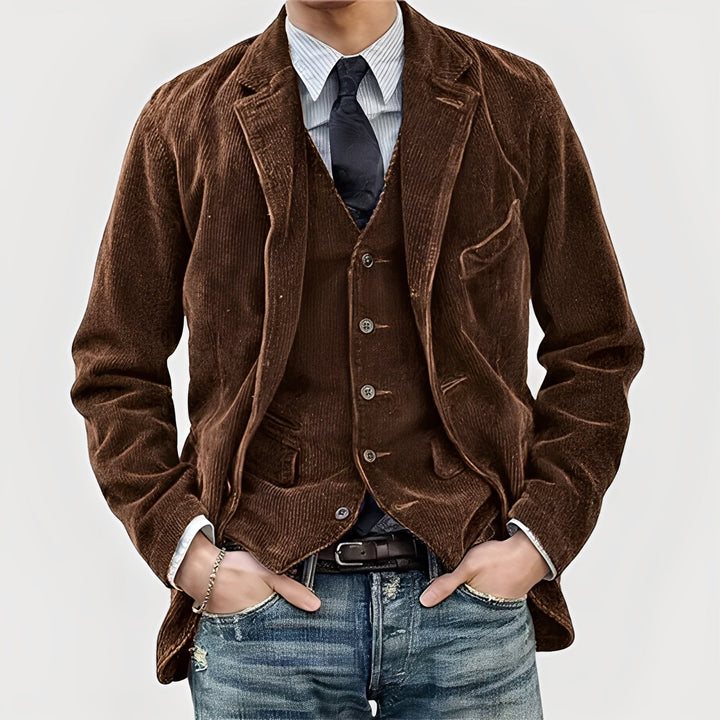 Carlo | Vintage Jacket and Vest Set