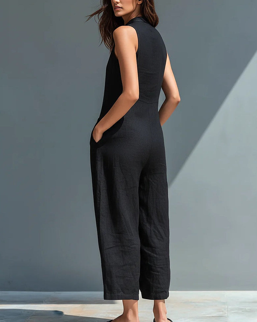 Carlotta | Sleeveless Utility Jumpsuit