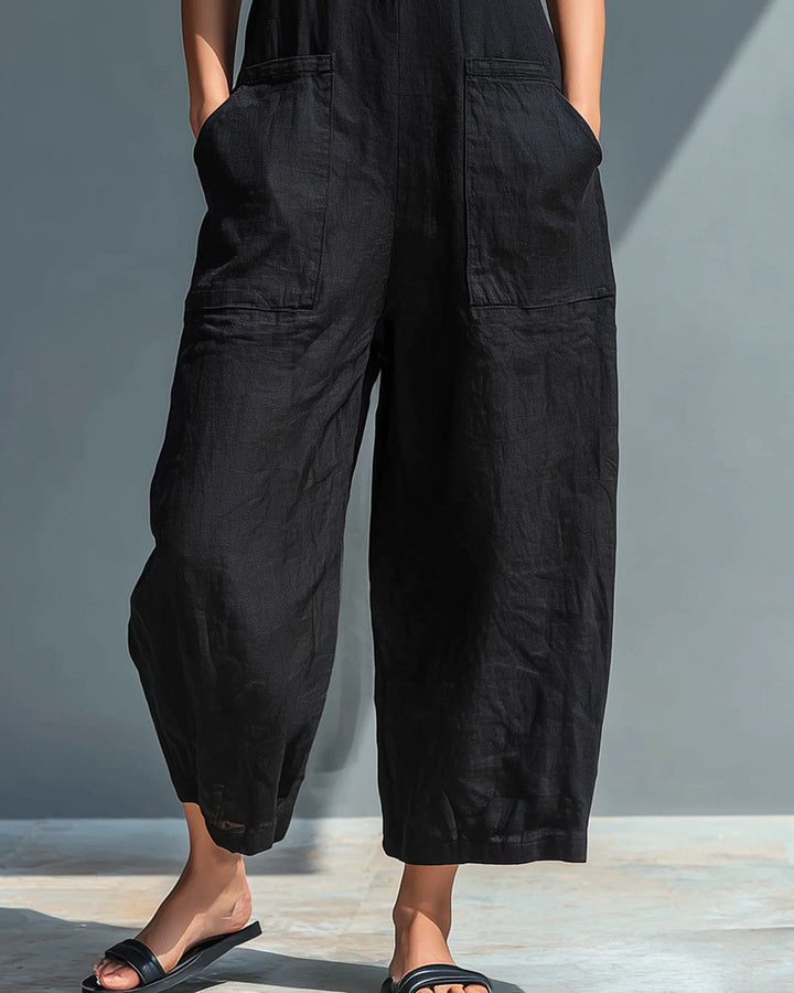 Carlotta | Sleeveless Utility Jumpsuit