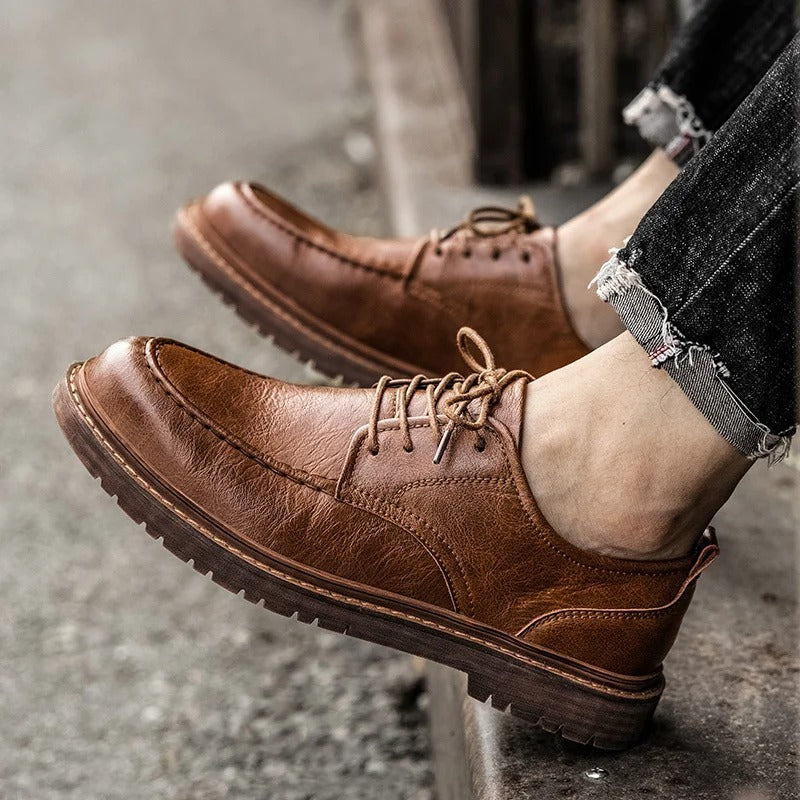 Cedie | Low-Cut Genuine Leather Shoes