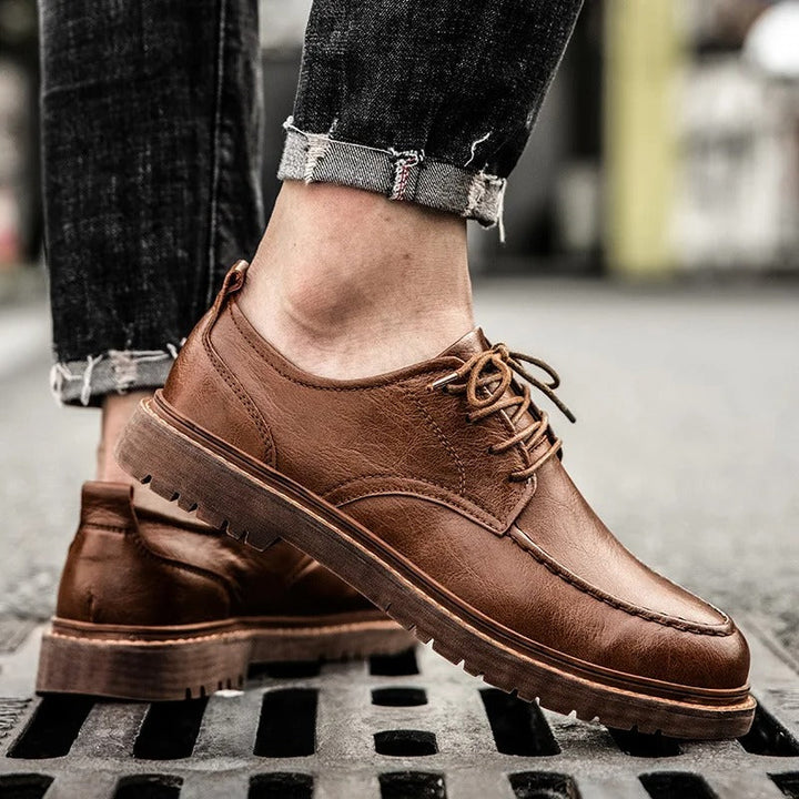Cedie | Low-Cut Genuine Leather Shoes