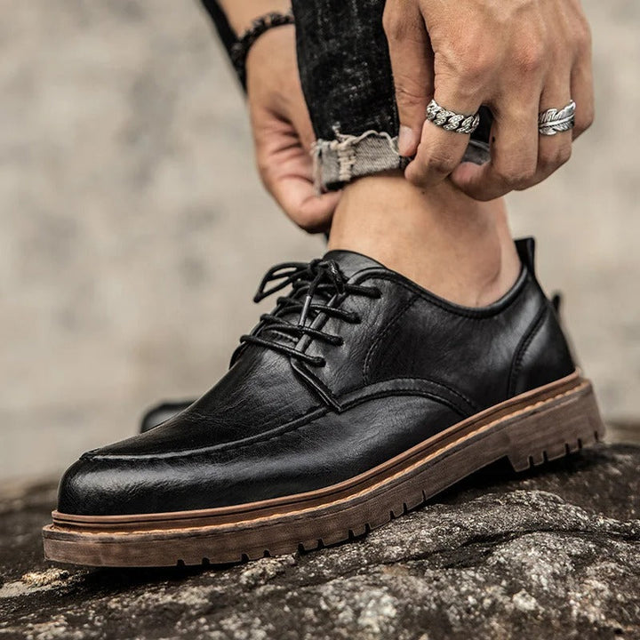 Cedie | Low-Cut Genuine Leather Shoes