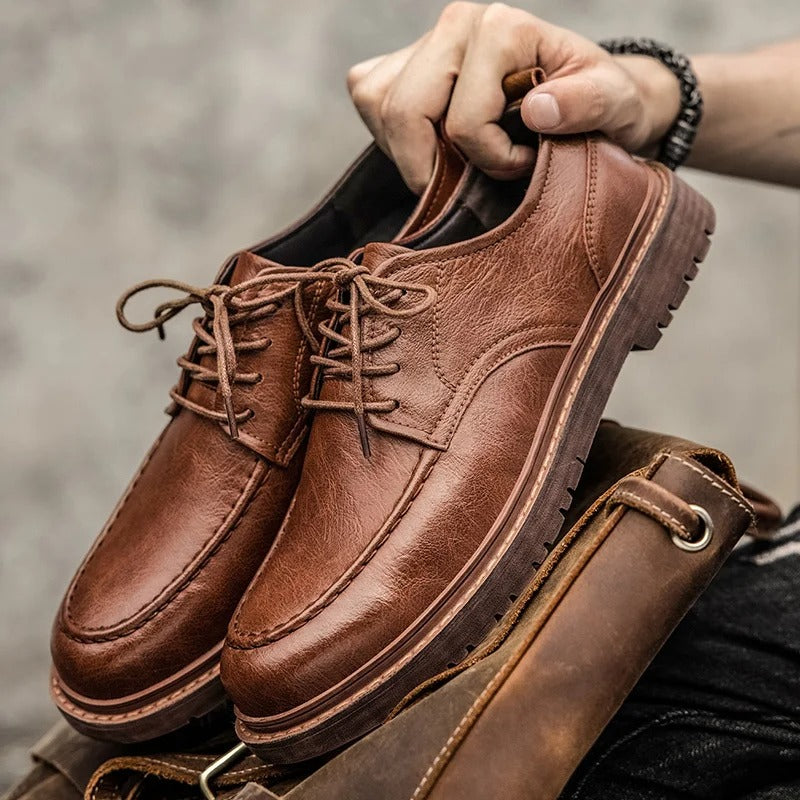Cedie | Low-Cut Genuine Leather Shoes
