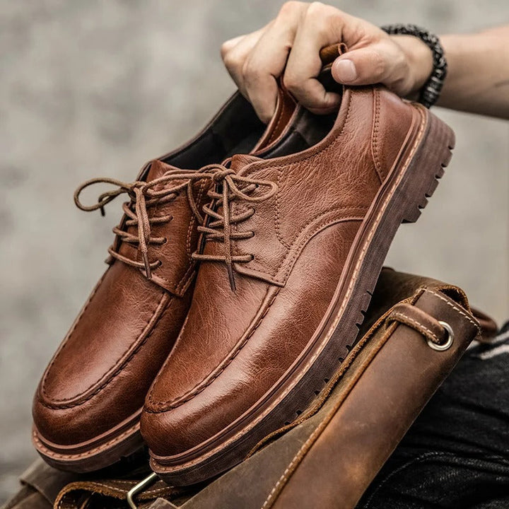Cedie | Low-Cut Genuine Leather Shoes