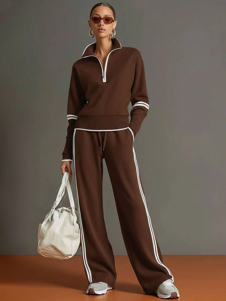 Charlotte | Relaxed Quarter-Zip Two-Piece Set