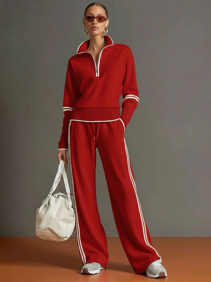 Charlotte | Relaxed Quarter-Zip Two-Piece Set