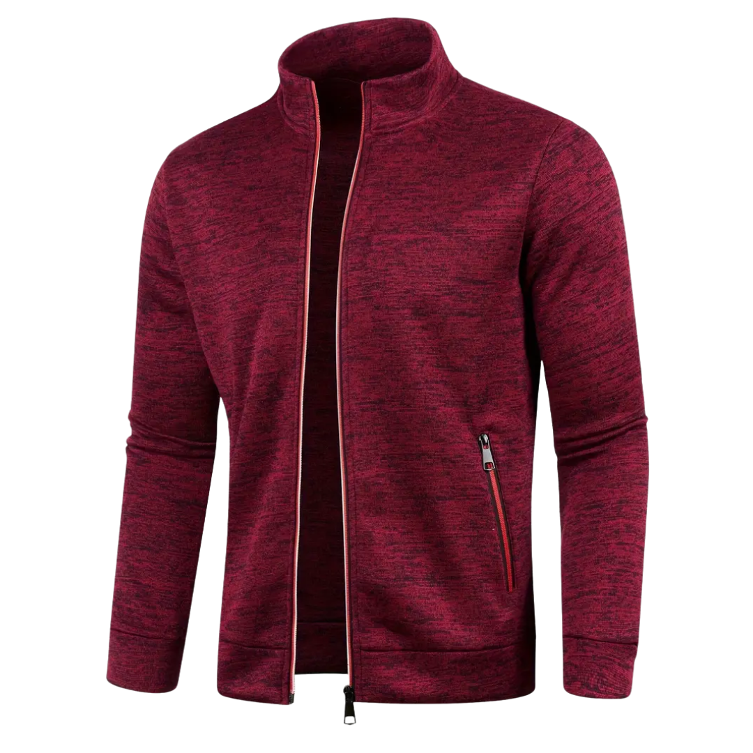 Clint | Classic Zip-Up Knit Jacket