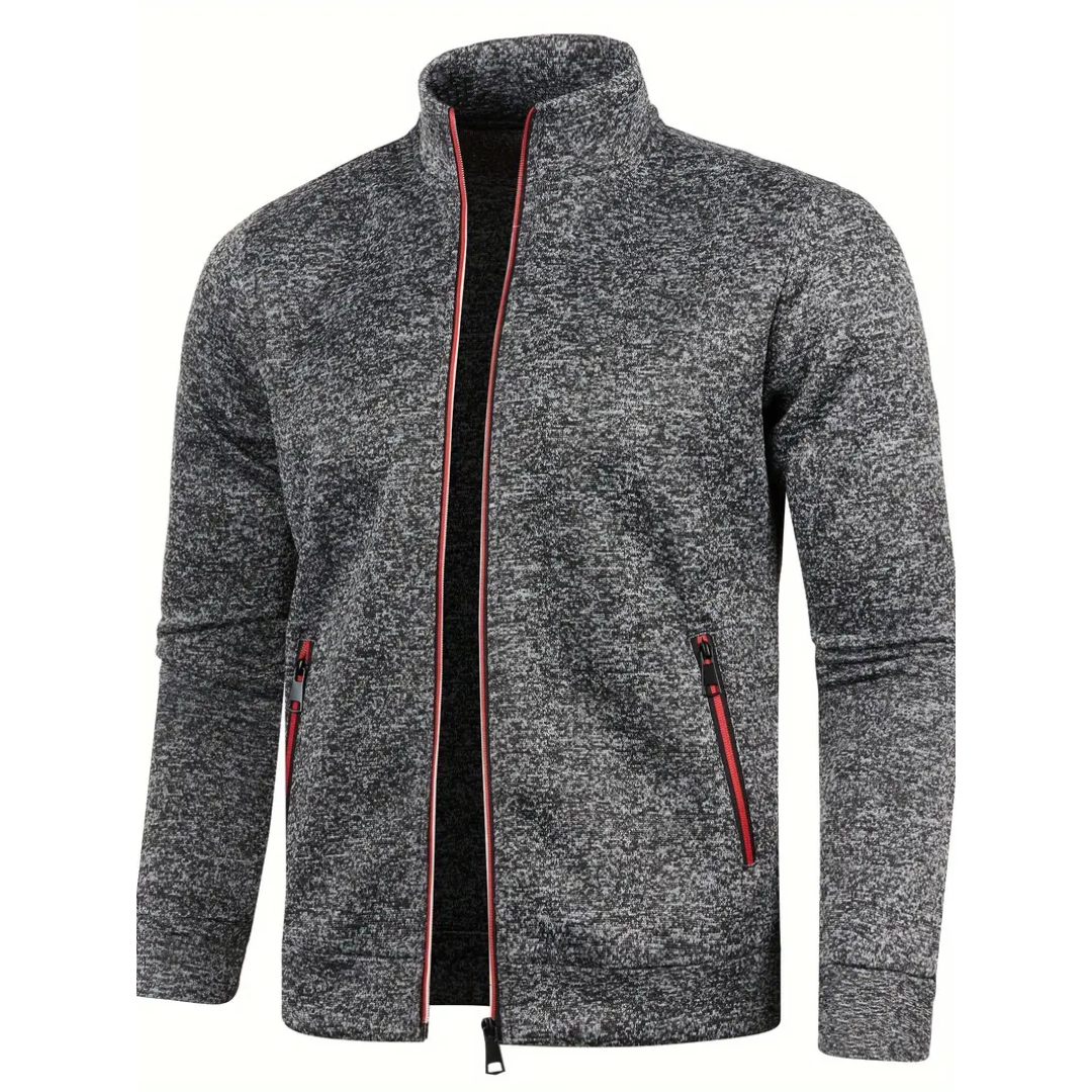 Clint | Classic Zip-Up Knit Jacket