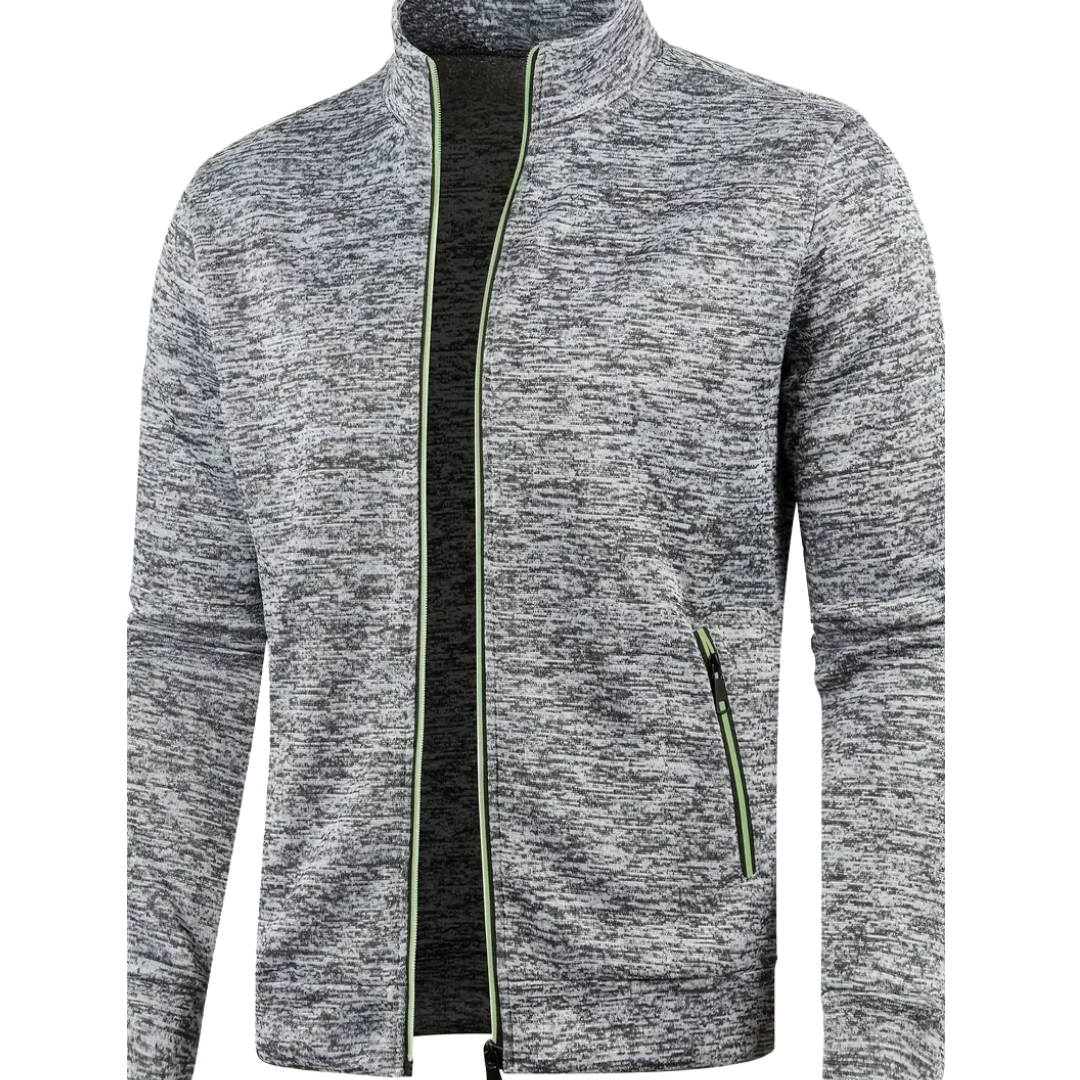 Clint | Classic Zip-Up Knit Jacket