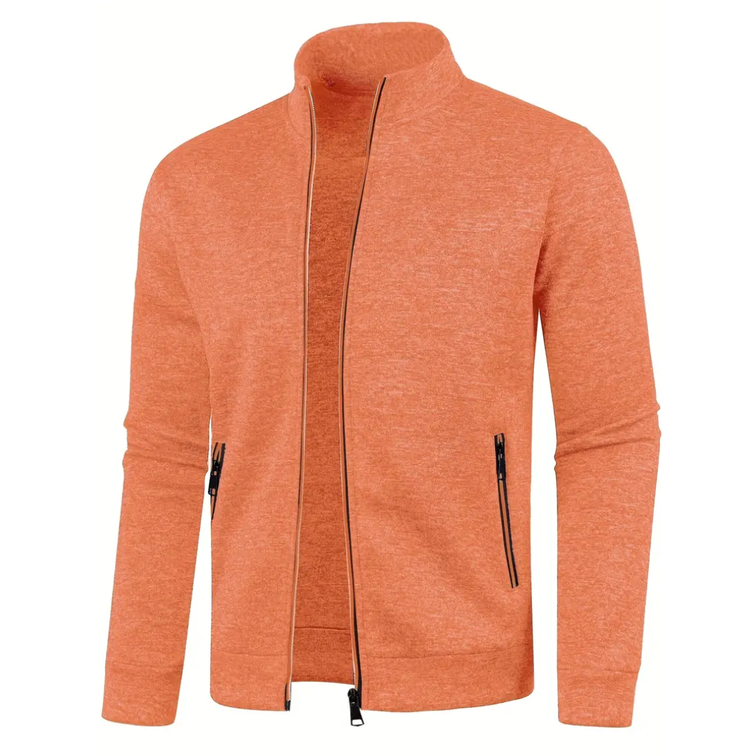 Clint | Classic Zip-Up Knit Jacket