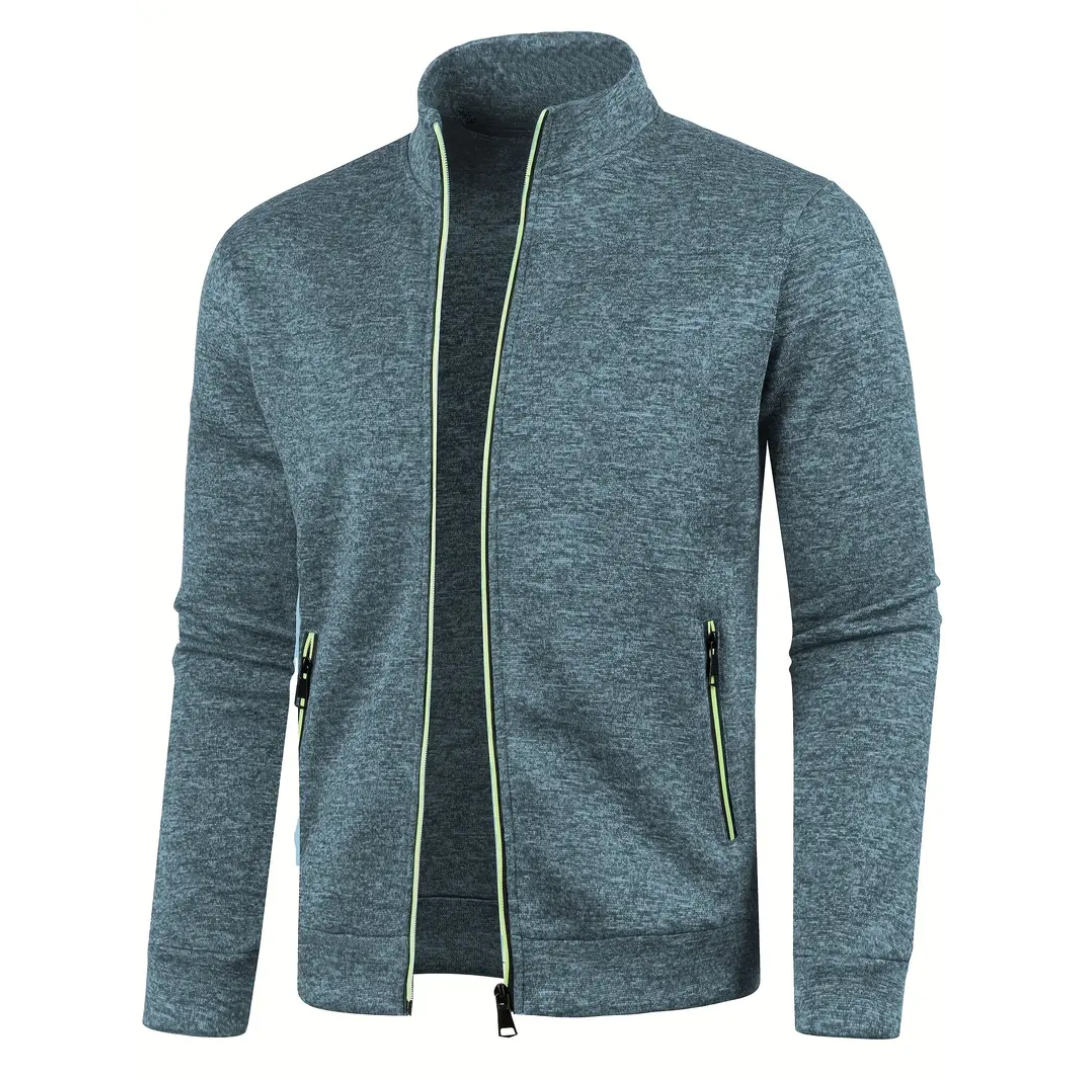 Clint | Classic Zip-Up Knit Jacket
