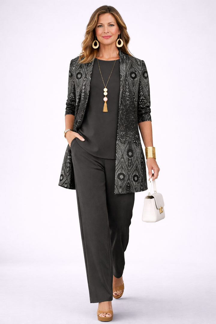 Cordelia | Three-Piece Cardigan Set