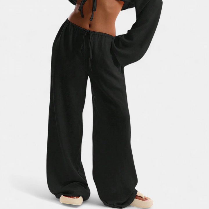 Corie | Relaxed Wide Leg Casual Pants