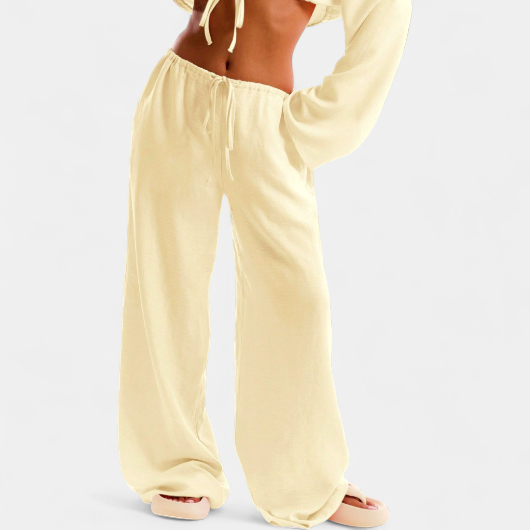 Corie | Relaxed Wide Leg Casual Pants