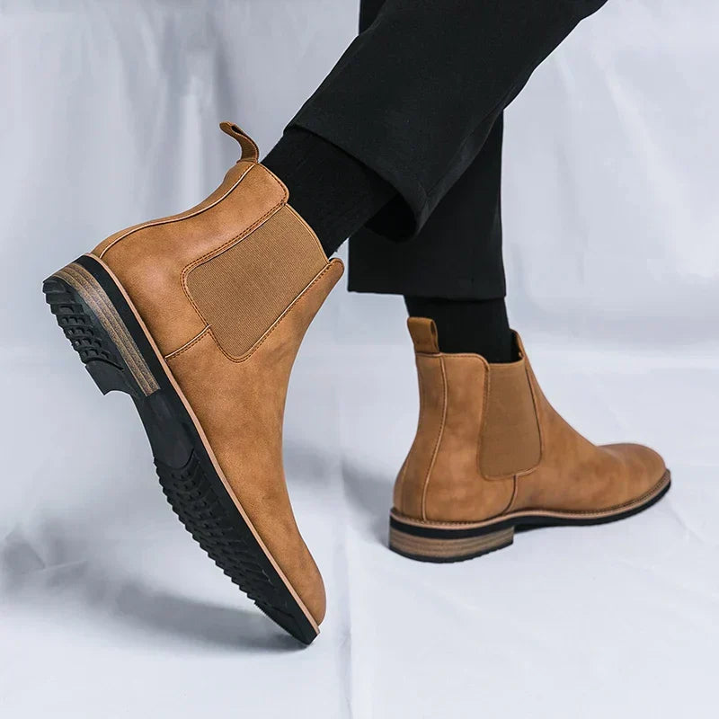 Cosmo | Chelsea Leather Boots