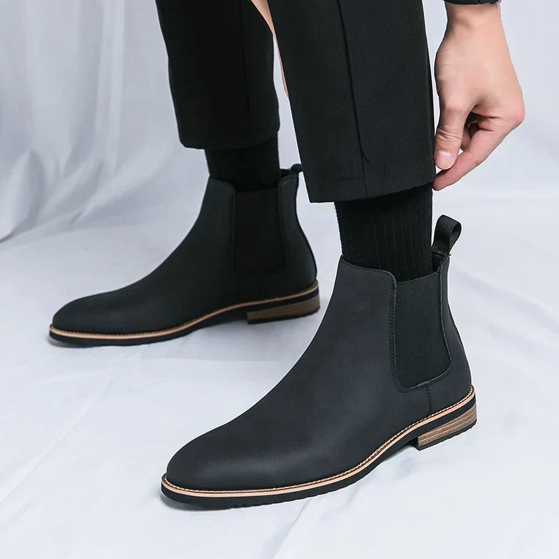 Cosmo | Chelsea Leather Boots