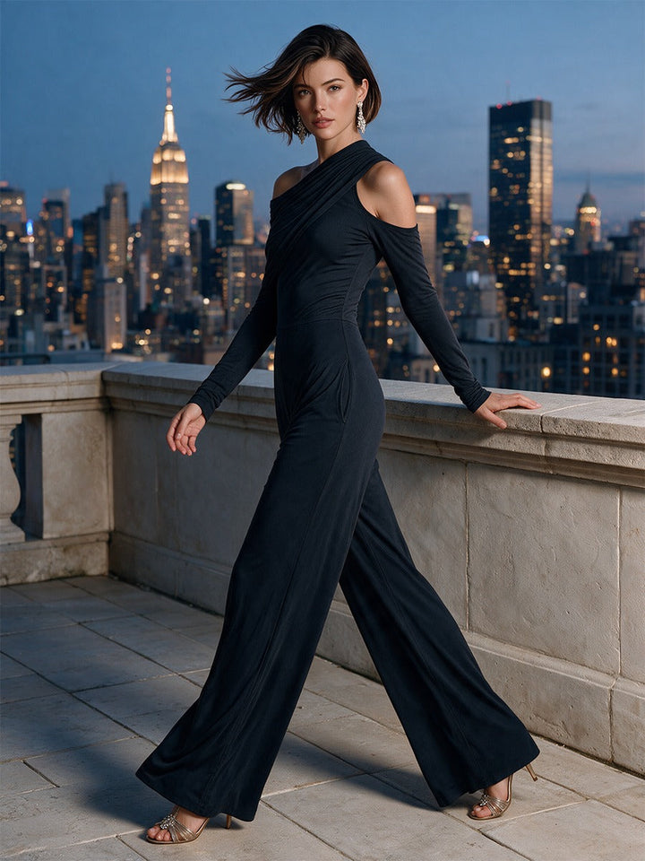 Dafne | One-Shoulder Wide-Leg Jumpsuit