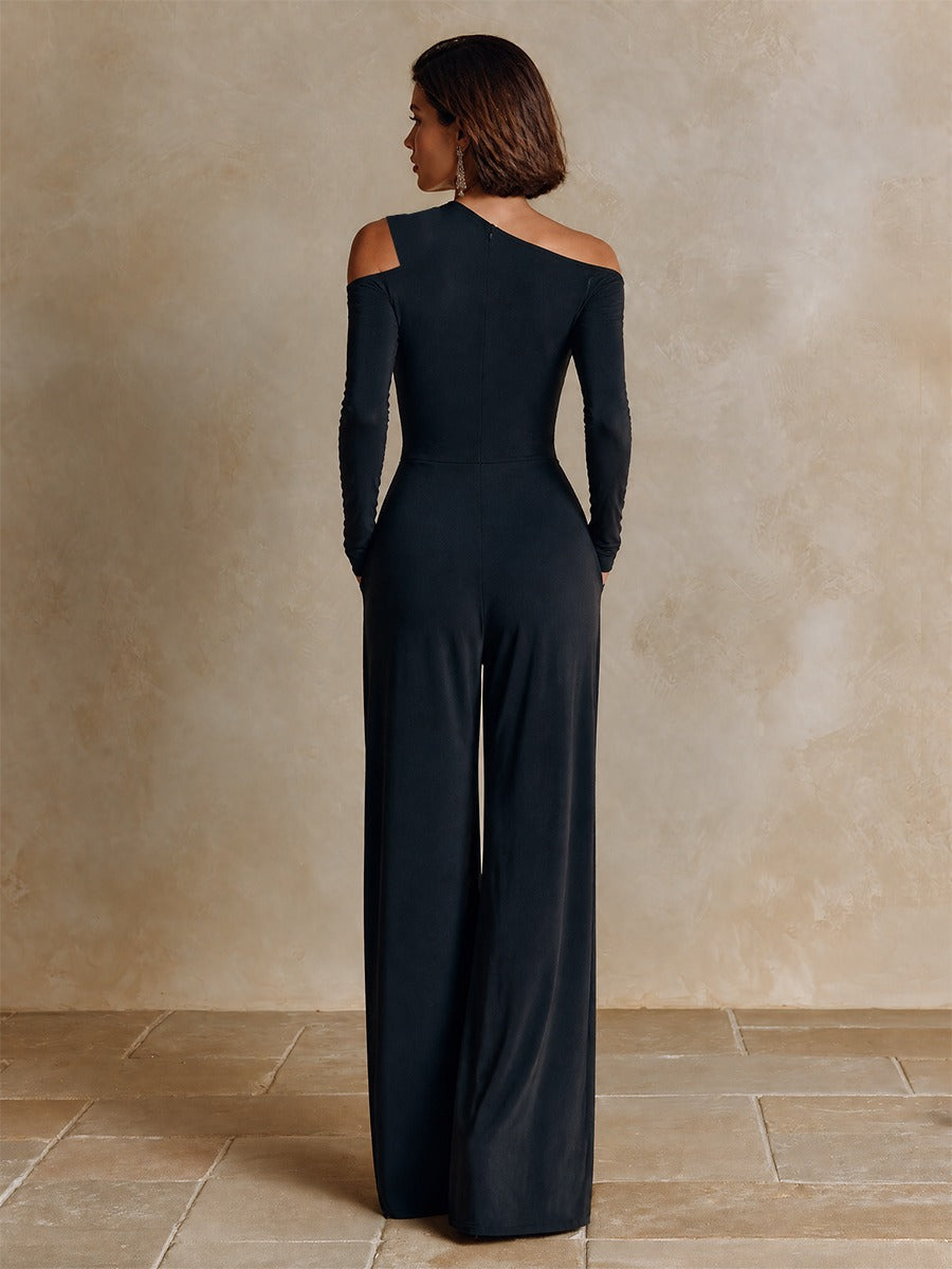 Dafne | One-Shoulder Wide-Leg Jumpsuit