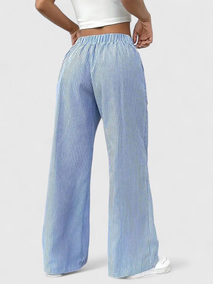 Dany | Wide Breathable Pants with Elegant Details