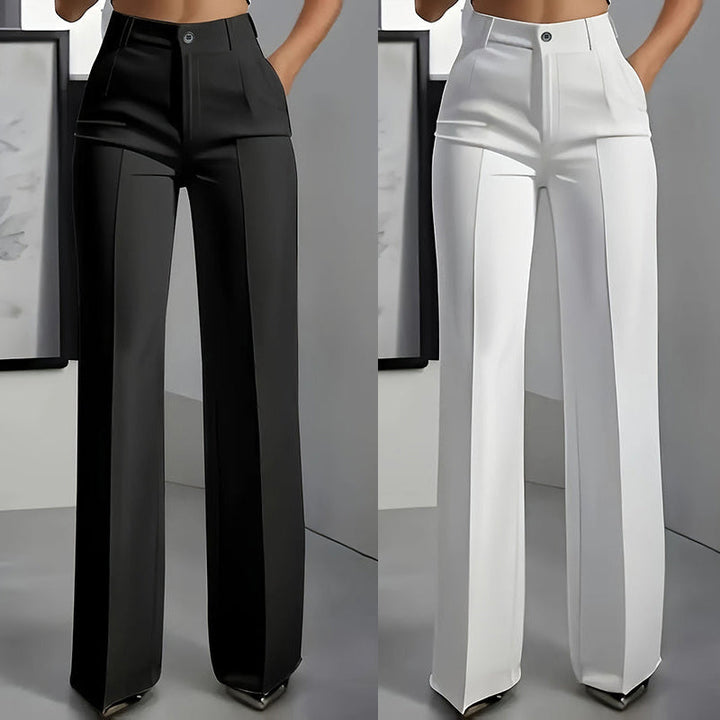 Elle | High-Waisted Tailored Pants