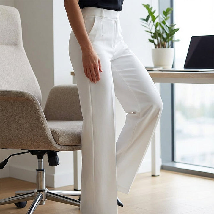 Elle | High-Waisted Tailored Pants