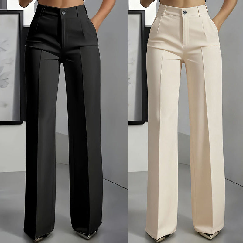 Elle | High-Waisted Tailored Pants